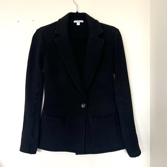 Standard James Perse Black Single Button Blazer. - Picture 3 of 7